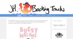 Desktop Screenshot of jhbackingtracks.com